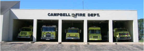 Campbell Fire Department Fire trucks